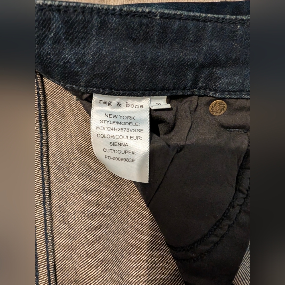 Rag & Bone  Dre low rise slim boyfriend Jeans Size 31 - Picture 13 of 16
